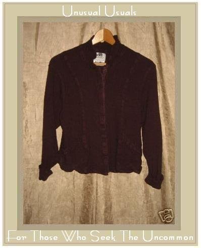 FLAX by Jeanne Engelhart Cropped Shapely Slickster Jacket Petite P