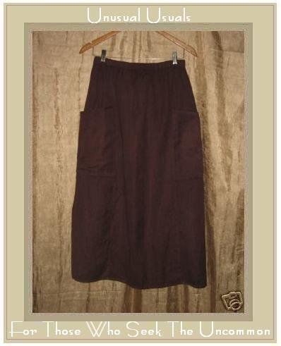 Angelheart Designs LINEN Skirt by Jeanne Engelhart Large L