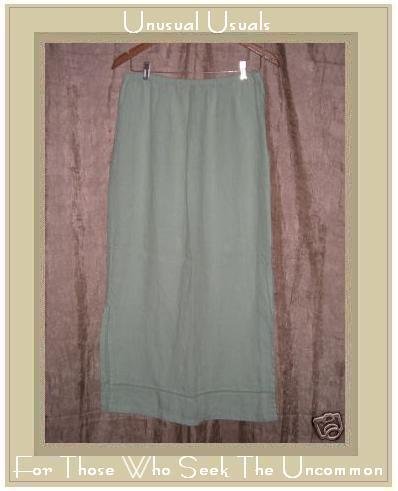 Essentials by Putumayo Long Leafy Green Skirt X-Large XL