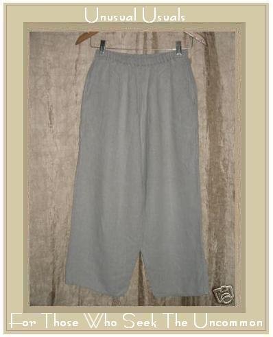 FLAX by Angelheart Jeanne Engelhart LINEN FLOODS Pants Small S