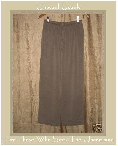 J. JILL Gray TENCEL Drawstring Pants Small Petite SP