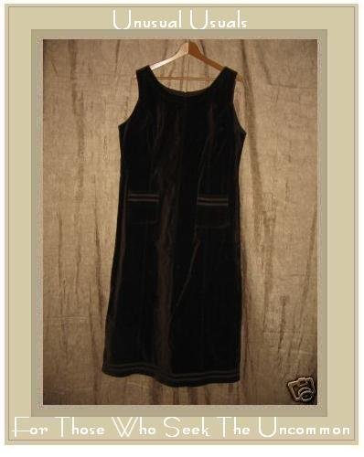 LAURA ASHLEY Shapely Brown Velvet Dress UK 18 EUR 44 US 14 Large L