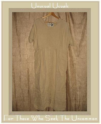 ANGELHEART DESIGNS Daily Dress by Jeanne Engelhart Flax MEDIUM M