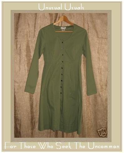 Neesh by D.A.R. Long Shapely Sage Tunic Dress Jacket Medium Large M L