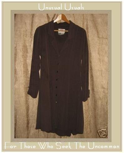 FLAX by Jeanne Engelhart Long Mushroom Shapely Dress Jacket Petite P