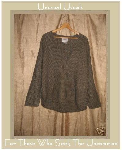 FLAX Jeanne Engelhart Linen Jacket Top Medium M