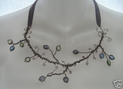 NEW Ever & Anon Whimsical Twisted Leaf Equinox Necklace