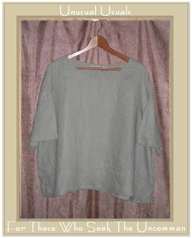 J. Jill Light Green LINEN Pullover Tunic Top X-Large XL