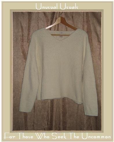 J. Jill Soft White Nubby Knit Pullover Sweater Top Small S