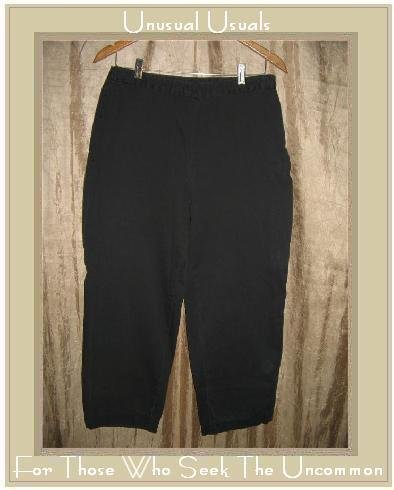 J. JILL Black Cotton Pants Slacks Size 10