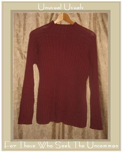 J. Jill Brick Red Cotton Knit Pullover Sweater Tunic Top Medium M