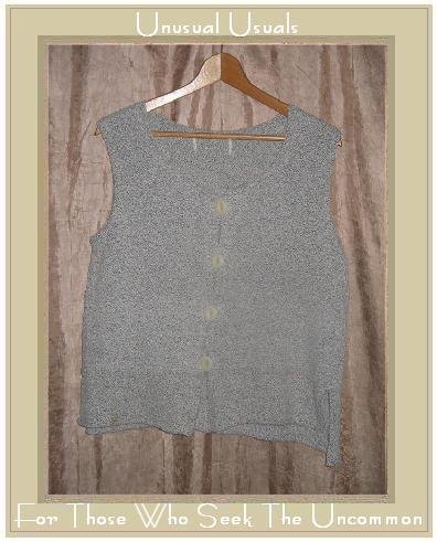 FLAX by ANGELHEART Soft Gray Sweater Jeanne Engelhart Small Medium S M