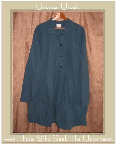 FLAX by Angelheart Skirted Flannel Tunic Dress Jeanne Engelhart Large L