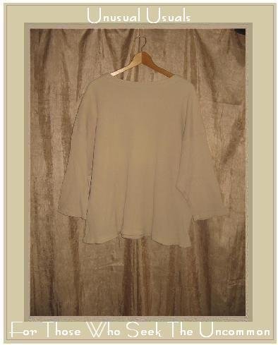 Tom Tom Beige Thermal Knit Pullover Shirt Tunic Top Large L