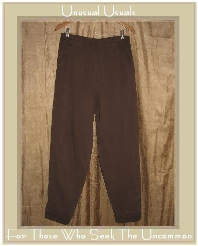 EILEEN FISHER Brown Tencel Slacks Pants Large L