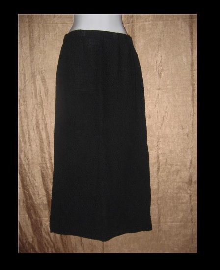 FLAX by Jeannge Engelhart Long Puckered Skirt Small S