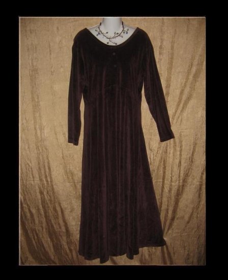 Angelheart Designs by Jeanne Engelheart Velour Dress Medium M