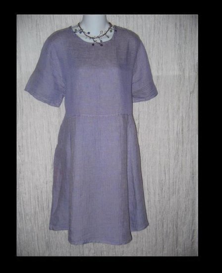 FLAX by Jeanne Engehart Short Shapely Tunic Dress Small S