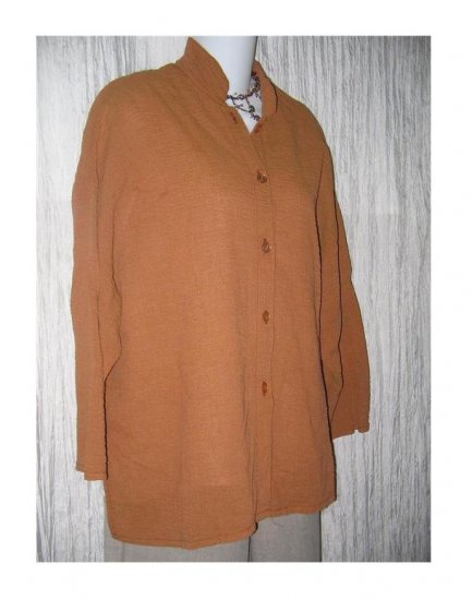 New JACKIE LOVES JOHN Textured Boxy Blouse Tunic Top Shirt One Size