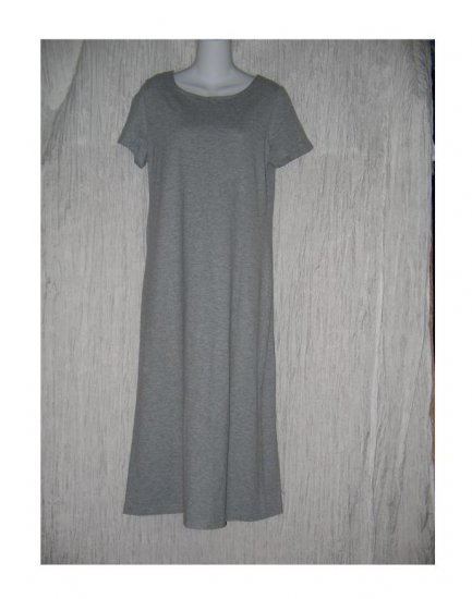 Coldwater Creek Gray Knit Pullover Tunic Dress Petite Small PS