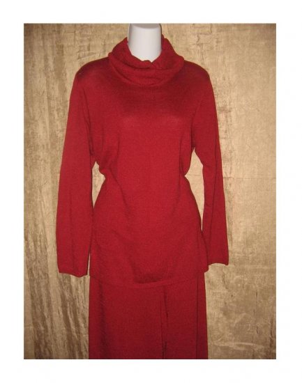Coldwater Creek Red Turtleneck Tunic Sweater X-Large Petite PXL