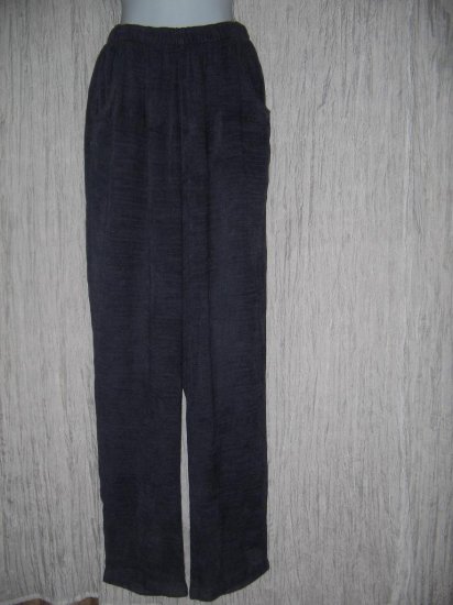 CP Shades Long Purple Rayon Linen Chenille Pants Large L