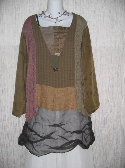 DONNA JESSICA Nothing Matches Tunic Top Size 3 XL