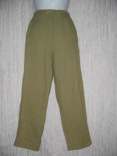 Essentials by PUTUMAYO Leafy Green Trousers Pants Large L
