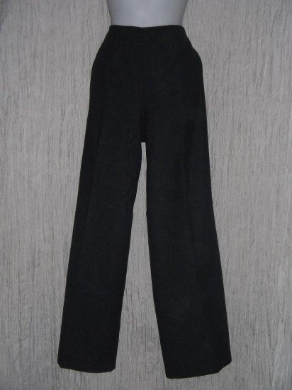 Pendleton Shapely Charcoal Gray Wool Wide Leg Trouser Pants 16