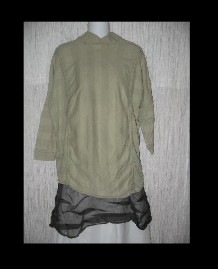 Angelheart Designs by Jeanne Engelhart FLAX Cotton Tunic Top Small S