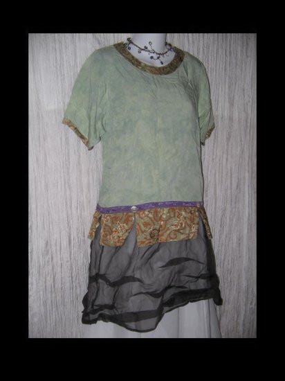 Simple People Nothing Matches Rayon Tunic Top Shirt Small S