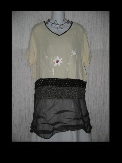 K.d. Spring Nothing Matches Pullover Shirt Tunic Top Large L