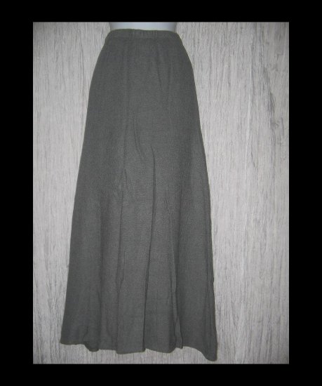 Alywear Aly Wear Long & Full Earthy Gray Knit Skirt Medium M