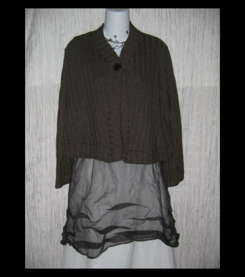 CLOTHESPIN Boutique Cute Cropped Cargidan Sweater Small S
