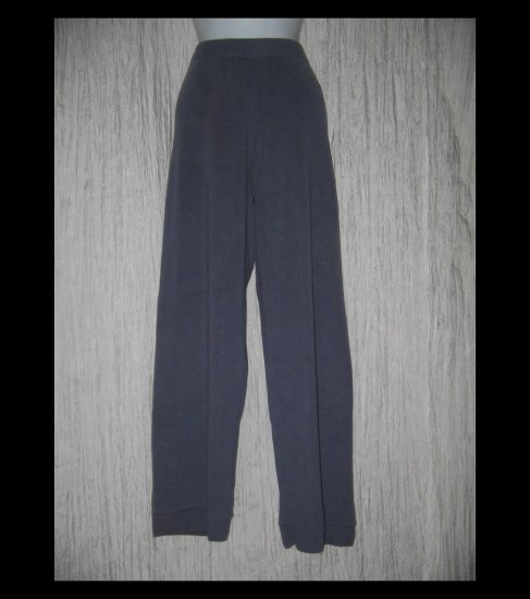 EILEEN FISHER Periwinkle Blue Wide Leg Merino Wool Pants Medium M