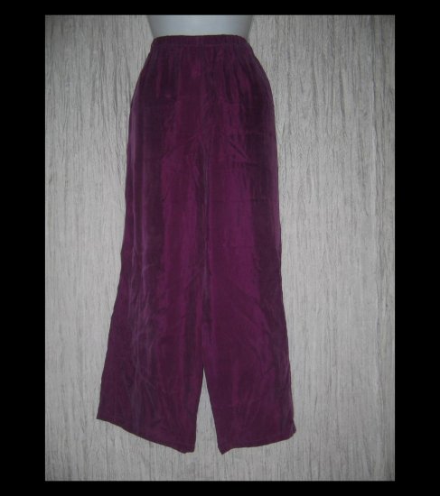 Monika Turtle Studio Boutique Soft Fuschia Rayon Wide Leg Pants X-Large XL