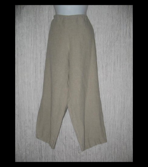 EILEEN FISHER Shapely Wide Leg IRISH LINEN Pants X-Large XL