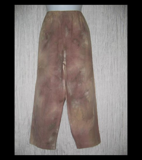 New CHICO'S DESIGN Easy LINEN Spatter Pants Size 2 M L