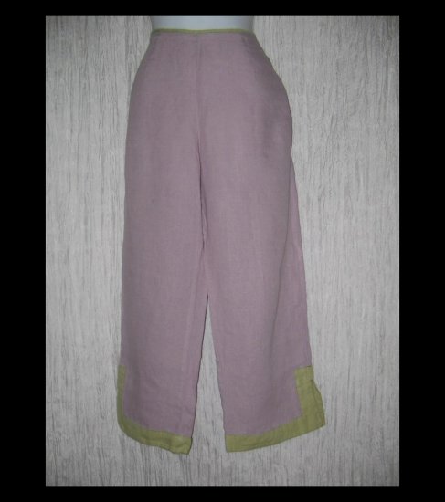 SOLITAIRE Boutique LINEN Wide Leg Floods Pants Small S