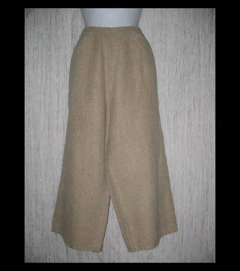 FLAX by Jeanne Engelhart Thermal LINEN Floods Pants Medium M