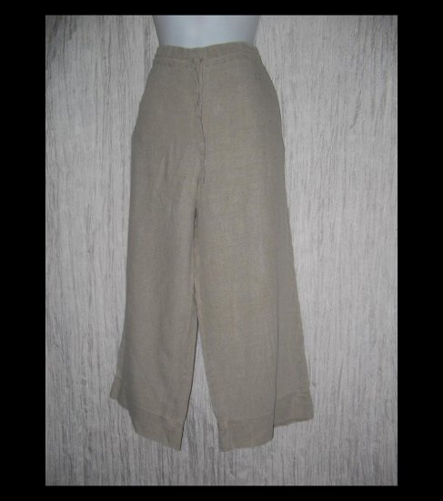 Banana Republic Long Loose Natural Linen Drawstring Pants X-Small XS