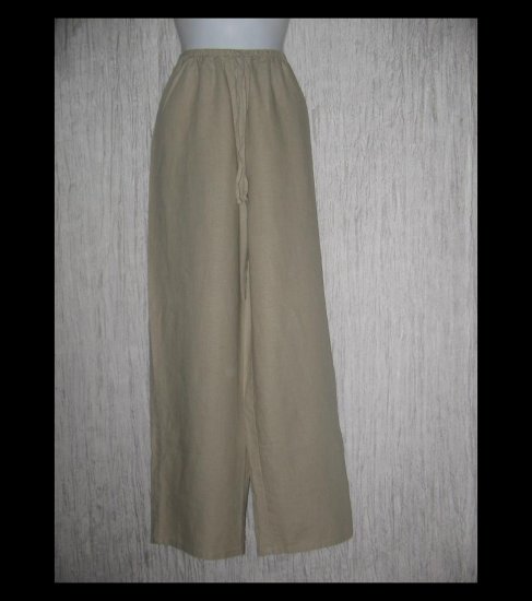 Maurices Long Loose Linen Drawstring Pants Large L