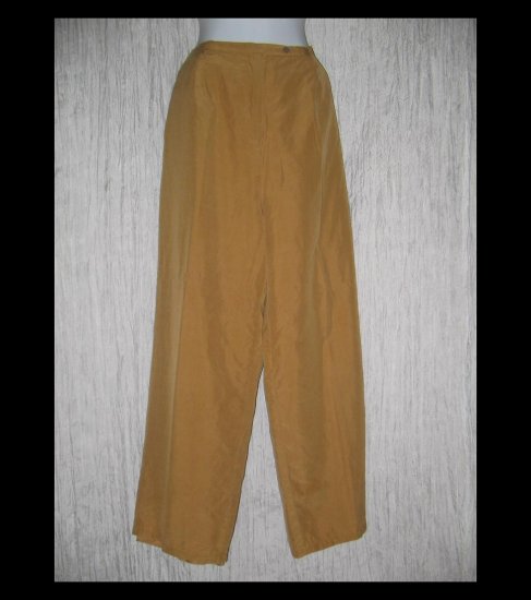 LEILEI Elegant Long Lined Silk & Wool Trousers Pants X-Large XL