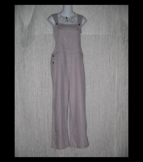 J. JILL Soft Lavender Linen Overalls Pants Medium M