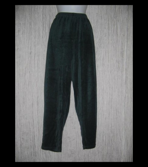 Coldwater Creek Soft Jewel Blue Velour Leggings Pants 1X