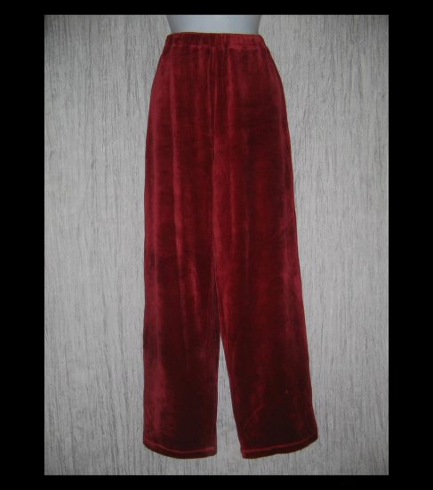 Coldwater Creek Soft Red Velour Pants Medium M