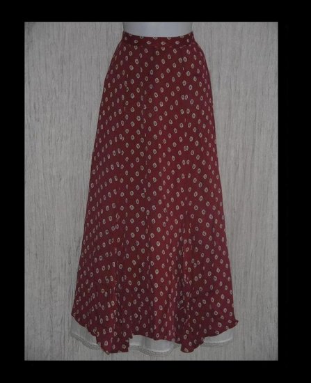 Putumayo Long & Full Sweeping Shapely Rayon Skirt Medium M