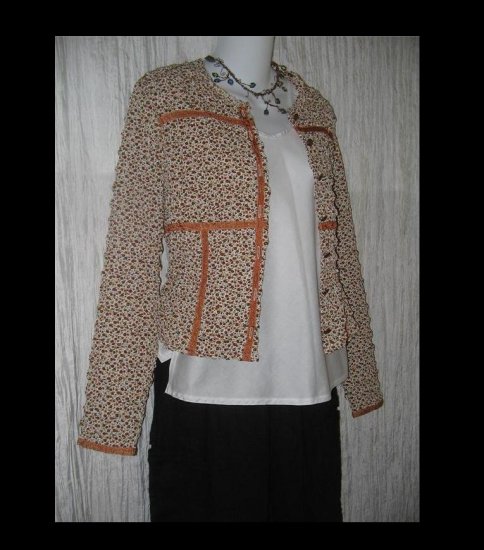 NEESH by DAR Puckered Ribbon Button Shirt Blouse Top Small S