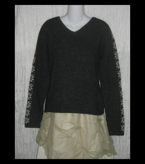 New GAP Gray Lambs Wool Tunic Sweater Top Large L