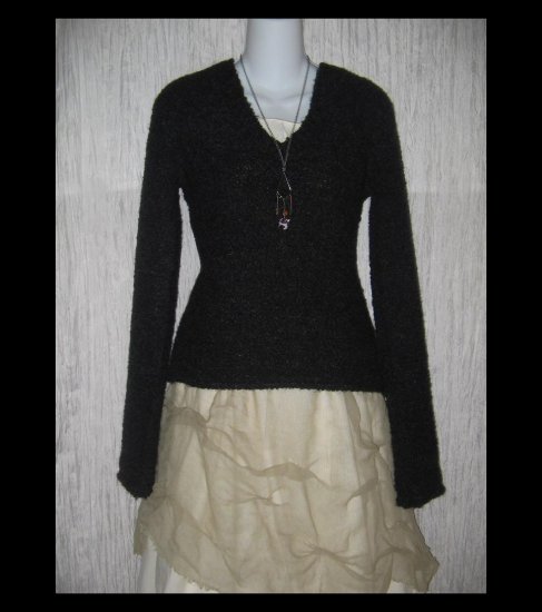 J. Crew Dark Gray Nubby Knit Pullover Sweater Top Small S